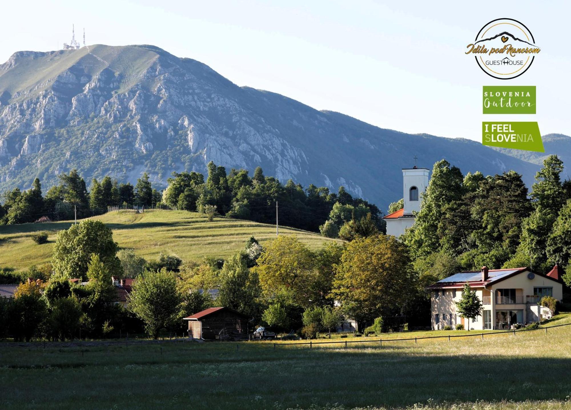 Guesthouse Idila Pod Nanosom Senozece Экстерьер фото
